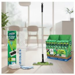 24 Bulk 1ct Swiffer Sweeper + Mop Pro Hplt Display