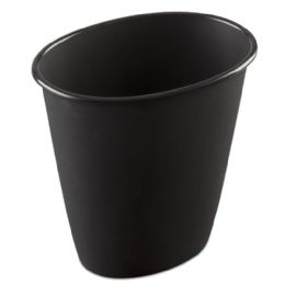 24 Bulk 1.5 Gal. Oval Vanity Wastebasket