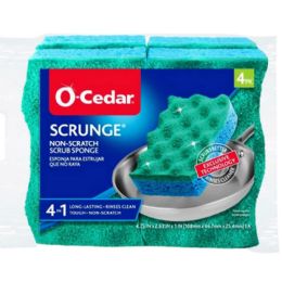 12 Bulk O-Cedar NoN-Scratch Scrunge 4pk