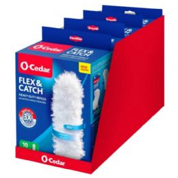 4 Bulk O-Cedar Flex & Catch 10ct. Refills Pdq