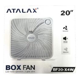 2 Bulk 20" Pedestal Fan White