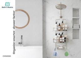 12 Bulk "shower Caddy
satin Nickel Plated"