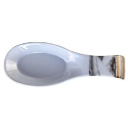 24 Bulk 10" Marble Melamine Spoon Rest