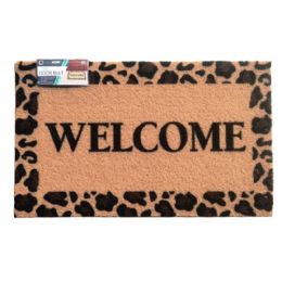 12 Bulk Printed Coir Mat 18-inch X 30-inch