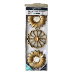 16 Bulk 3pieces Ixora10" Decorative Mirrors