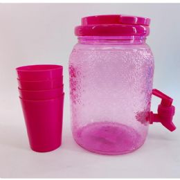 36 Bulk 84oz / 2500ml Beverage Dispenser With Cups