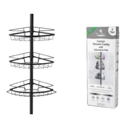 6 Bulk 3 Tier Tension Pole Caddy Asst