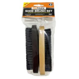 24 Bulk 2pk Shoe Brush Asst