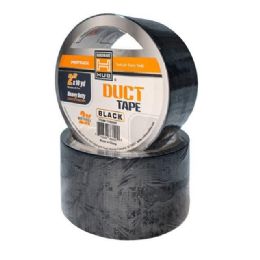 48 Bulk Duct Tape Black 2"x10yd