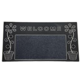 12 Bulk Husky Flowered Floor Mat