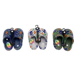 18 Bulk Boys Clog 3 Assorted Colors