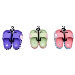18 Bulk Junior Girls Slipper 3 Assorted Colors