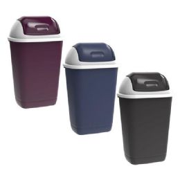 30 Bulk Trash Bin With Swing Top Lid 15l