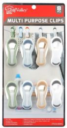 72 Bulk 8pcs Magnetic Bag Clips Set
