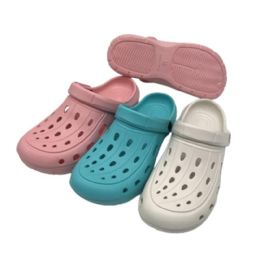 18 Bulk Ladies Clog Solid Assorted