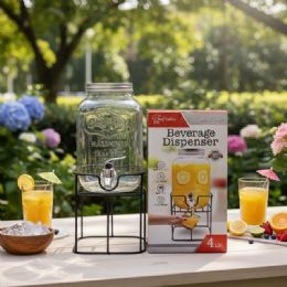 8 Bulk 4l Single Beverage Dispenser With Metal Stand