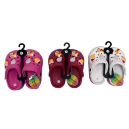 18 Bulk Junior Girls Clog 3 Assorted Colors