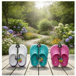 18 Bulk Ladies Clog 3 Assorted Colors
