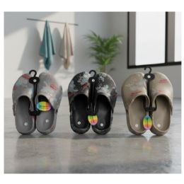18 Bulk Men Clog 3 Assorted Colors