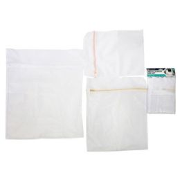 24 Bulk 3pc Mesh Laundry Bag Set