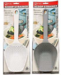 48 Bulk Pp Scoop Strainer Assorted