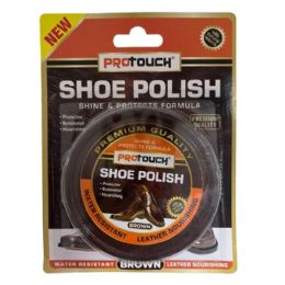 48 Bulk 85gm Tin Shoe Polish Brown