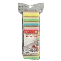 36 Bulk 10pcs Multicolor Scrub Sponges