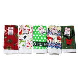 72 Bulk Printed Velor Kitchen Towel