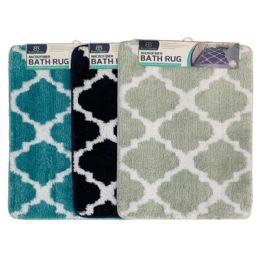 24 Bulk 20x30-inch Microfiber Bath Rug