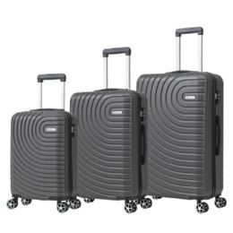 Bulk 3pc Abs Luggage Set Grey