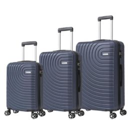 Bulk 3pc Abs Luggage Set Navy