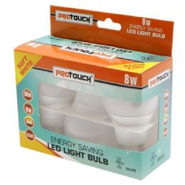 24 Bulk 3pk A19 - 8w Led Light Bulb E26