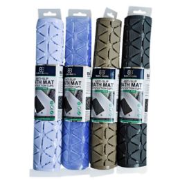 24 Bulk 15-inchx27-inch Crystal Pvc Bathmat