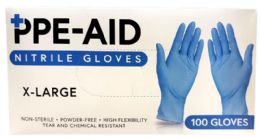 20 Bulk PpE-Aid X-Large Nitrile Examination Gloves
