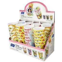 192 Bulk 13oz/400ml Plastic Kids Cup W/straw