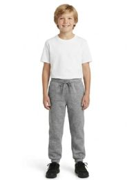 24 Bulk Youth Cotton Jogger Athletic Heather Gray Size Youth Small