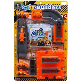 24 Bulk 14pc Construction Truck Play Set