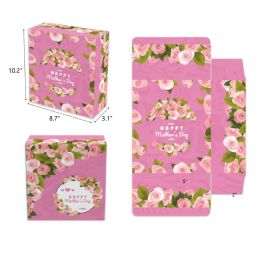 96 Bulk 10.2"x8.7"x3.1" Mother's Day Gift Box