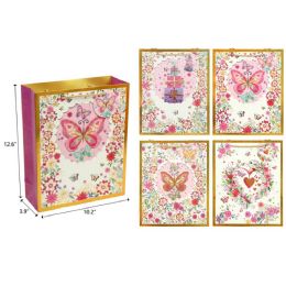 144 Bulk 10.2"x12.6"x3.9" Mother's Day Gift Bag