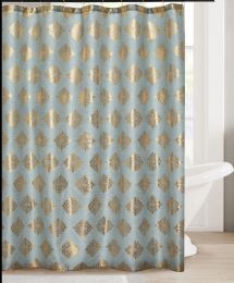 24 Bulk Silver Damask Shower Curtain