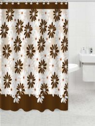 24 Bulk Coffee Daisy Shower Curtain