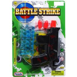 96 Bulk 5.5" Dart Gun With Water Bullets On Blister Card