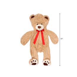 2 Bulk 51-inch Brown Bear W/ Bow