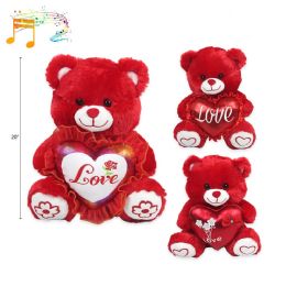 6 Bulk 20-inch Valentine Beart With Heart
