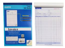 96 Bulk Invoice Book, 50set 2 Part Carbonless