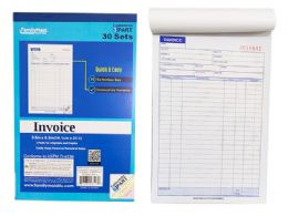 96 Bulk Invoice Book 30set/3part Carbonless