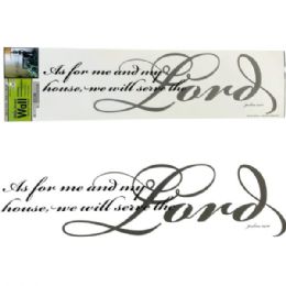 72 Bulk Main Street Wall Creations Translucent Wall Stickers In Journal Quote Designs Assortment