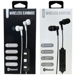 8 Bulk Vibe Behind The Neck Bluetooth Wireless Earbuds With Mic And Controls In Assorted Colors