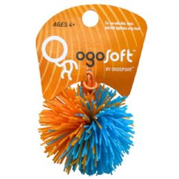 50 Bulk Ogosoft Multicolor Rubber Toy Ball