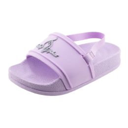 12 Bulk Toddler Girl Raised Print Slide (5-10)